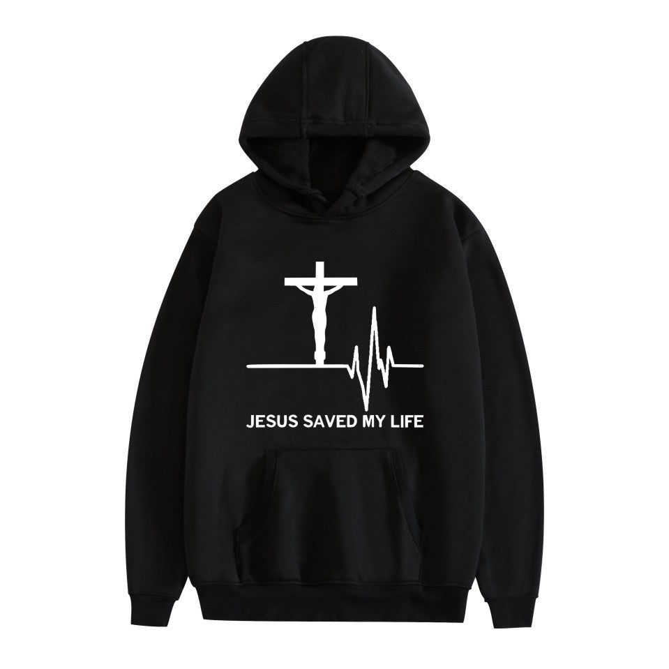 Unisex Printed Casual Loose Sweatshirt