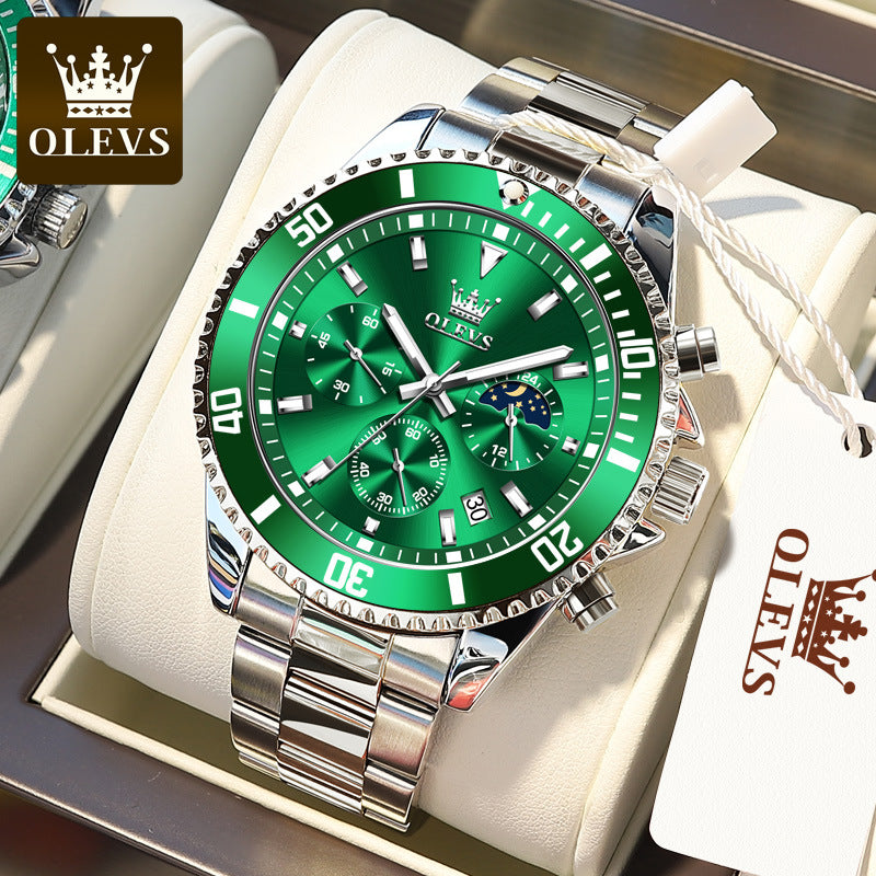 Men's Waterproof Watches | Green Quartz Watches | iukstore