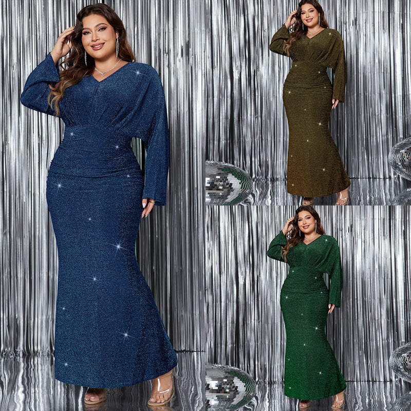 Plus Size Evening Dress | Fishtail Evening Dress | iukstore