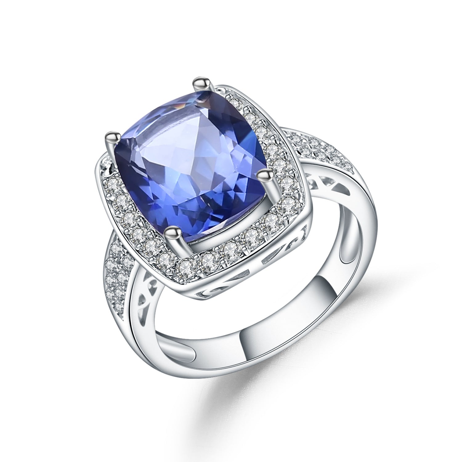 Crystal Gemstone Rings | Square Gemstone Ring | iukstore