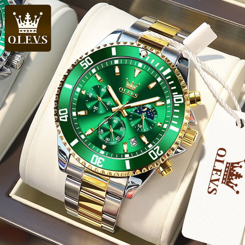 Men's Waterproof Watches | Green Quartz Watches | iukstore