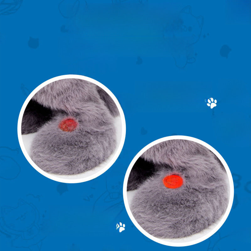 Fun Nest Shake Meow Net Red Spot Cloth Cat Simulation Electric Plush Children&#039;s Baby Toy Net Celebrity Fun Nest Spot Cloth Cat