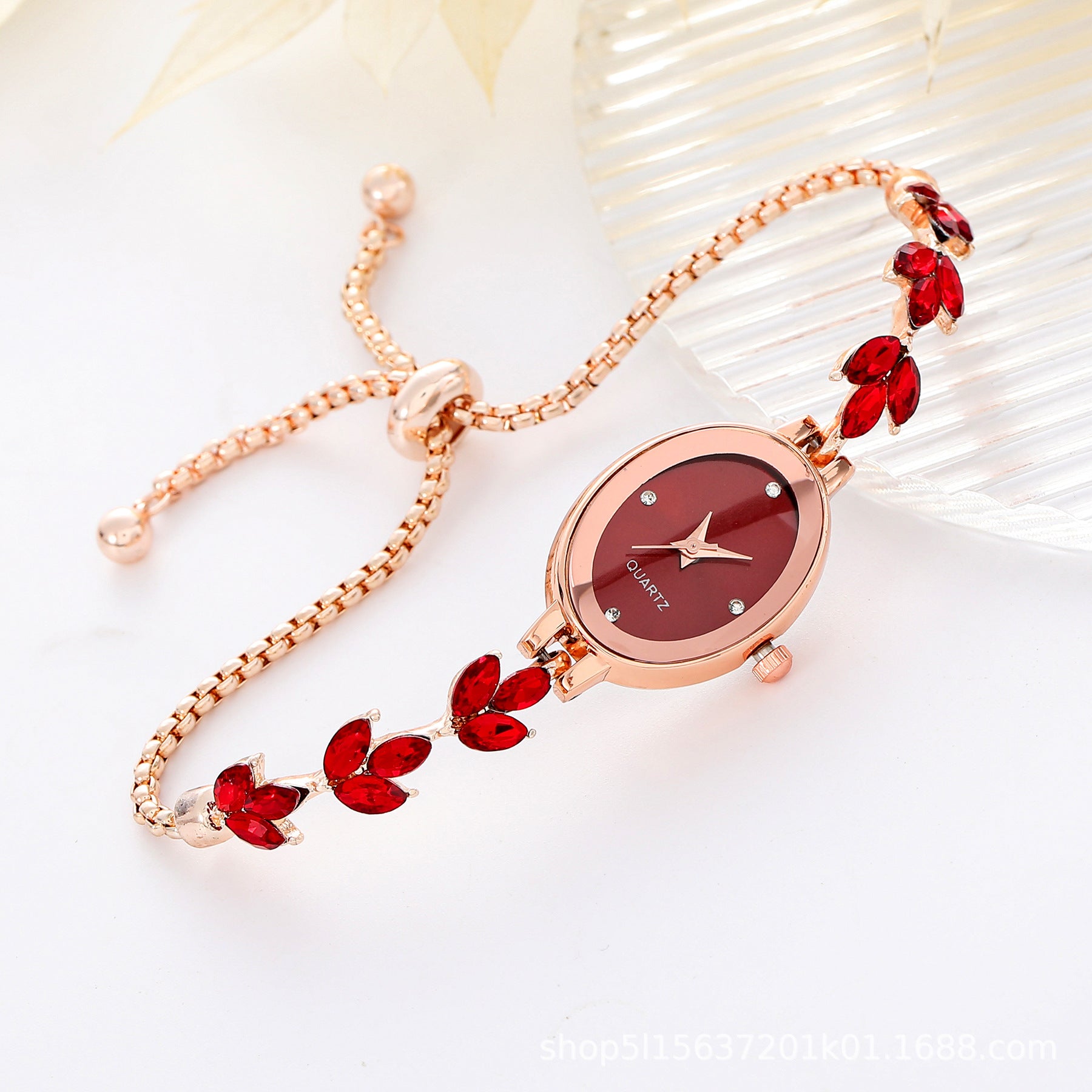 Diamond Oval Watch | Womens Diamond Watch | iukstore