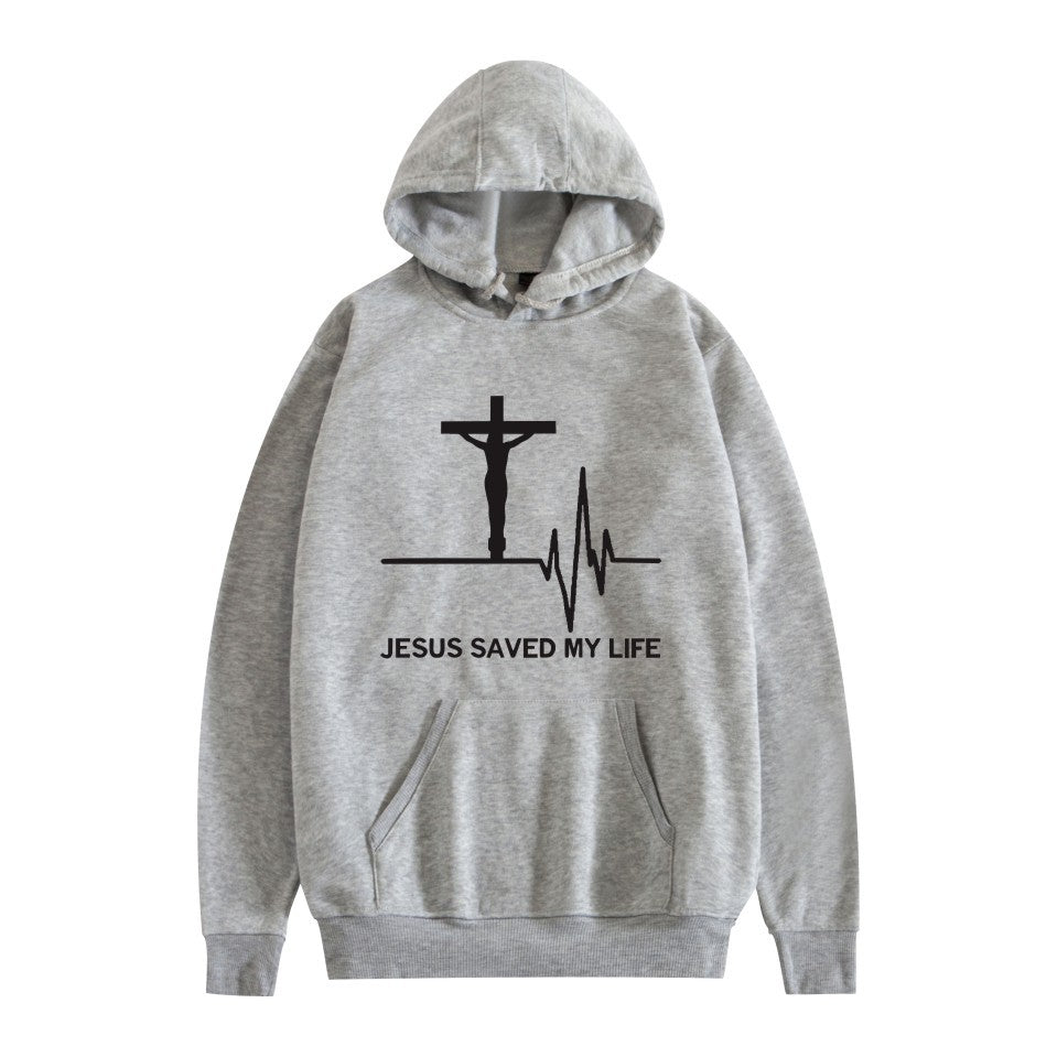Unisex Printed Casual Loose Sweatshirt