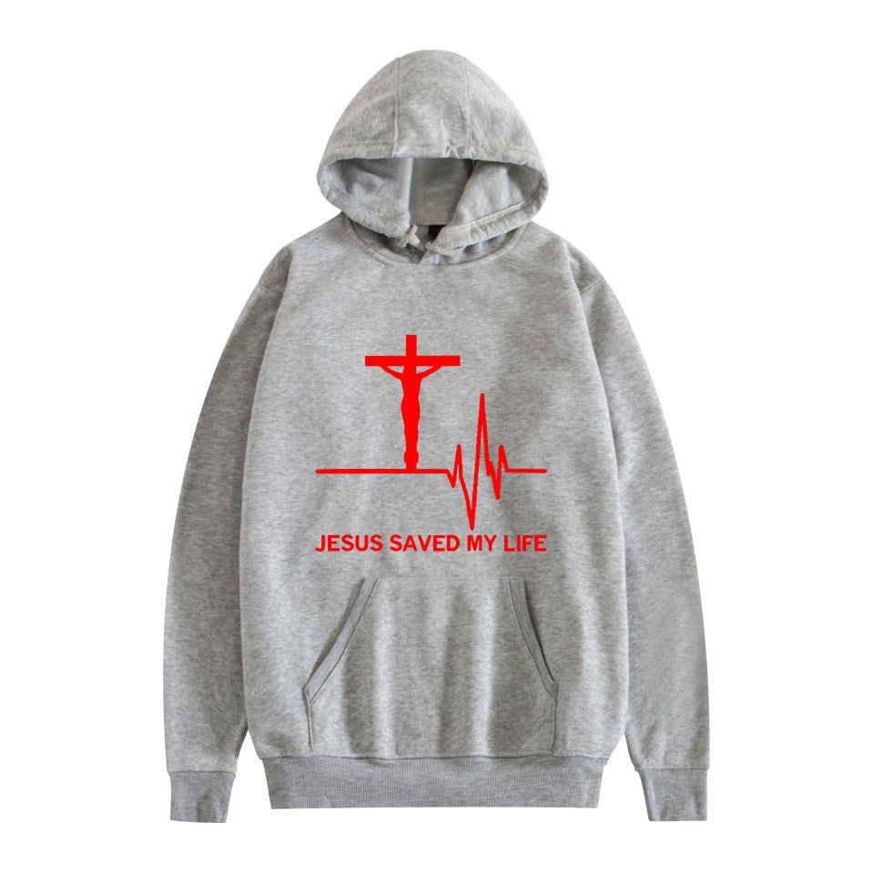 Unisex Printed Casual Loose Sweatshirt