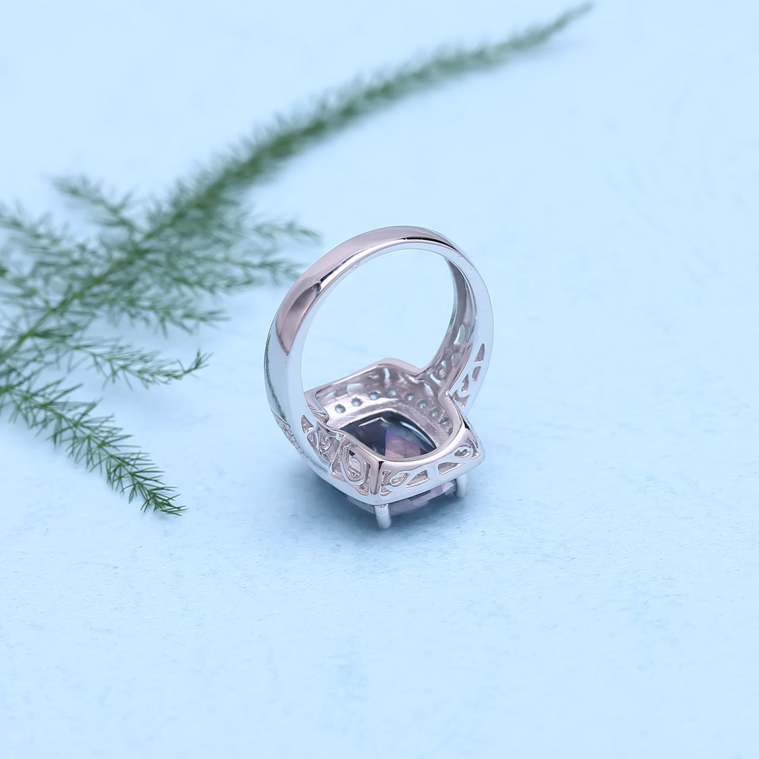 Crystal Gemstone Rings | Square Gemstone Ring | iukstore
