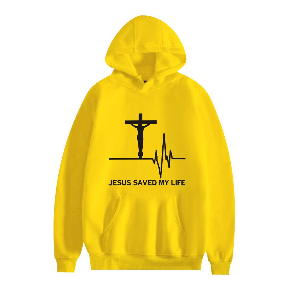 Unisex Printed Casual Loose Sweatshirt