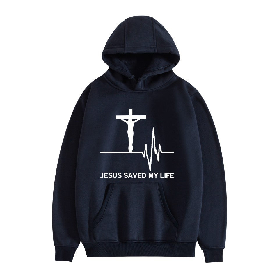 Unisex Printed Casual Loose Sweatshirt