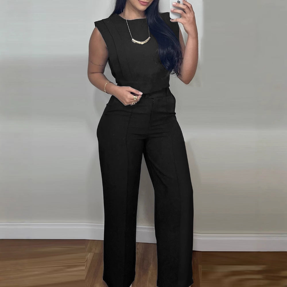 Summer Sleeveless Suit Set for Women