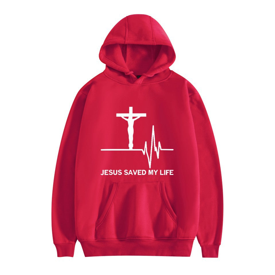 Unisex Printed Casual Loose Sweatshirt