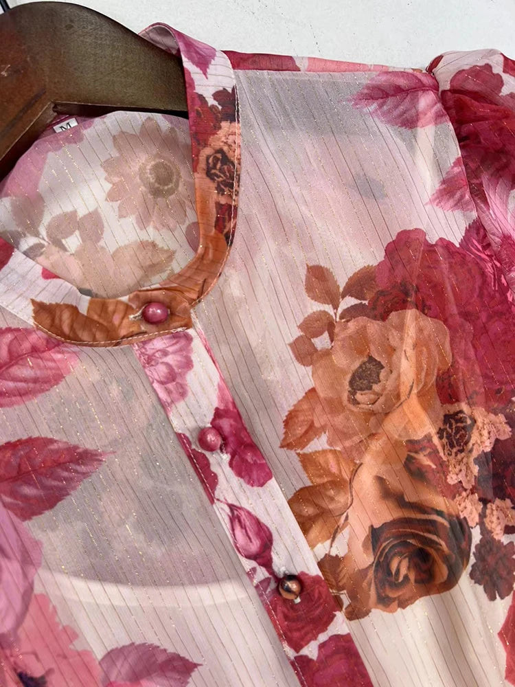 Vintage Dresses For Women | High Waist Button Dress | iukstore