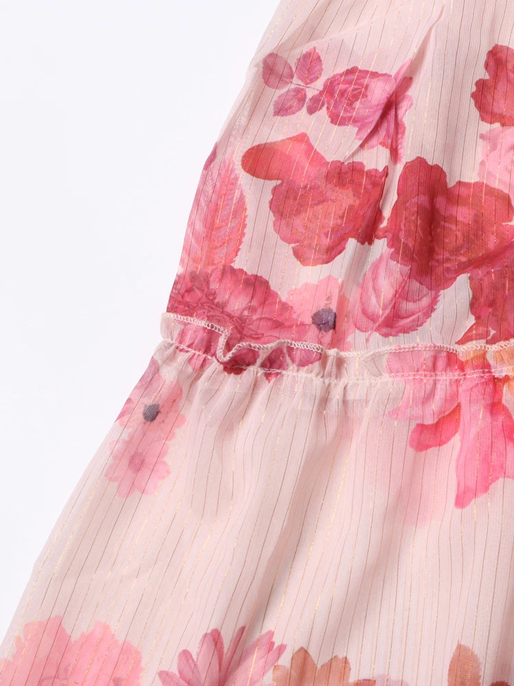 Vintage Dresses For Women | High Waist Button Dress | iukstore