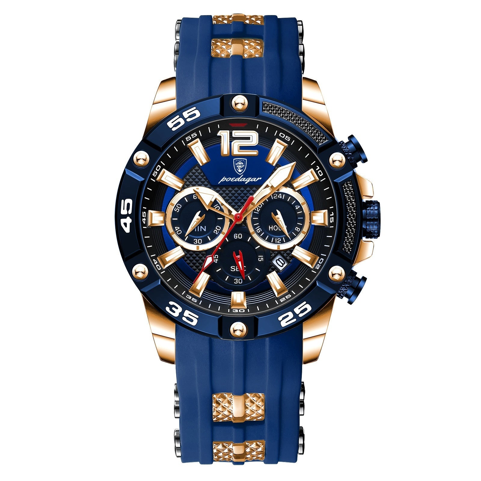 Silicone Strap Watches |  Men's Quartz Watch | iukstore