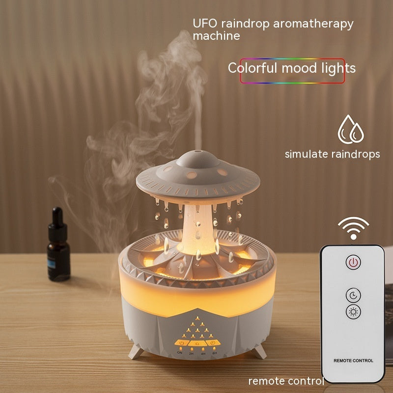 UFO Raindrop Humidifier, Aromatherapy Air Diffuser