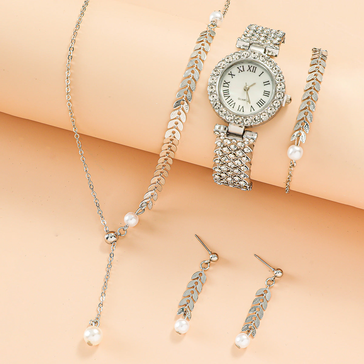 Women's Wrist Watch | Rhinestone Quartz Bracelet | iukstore