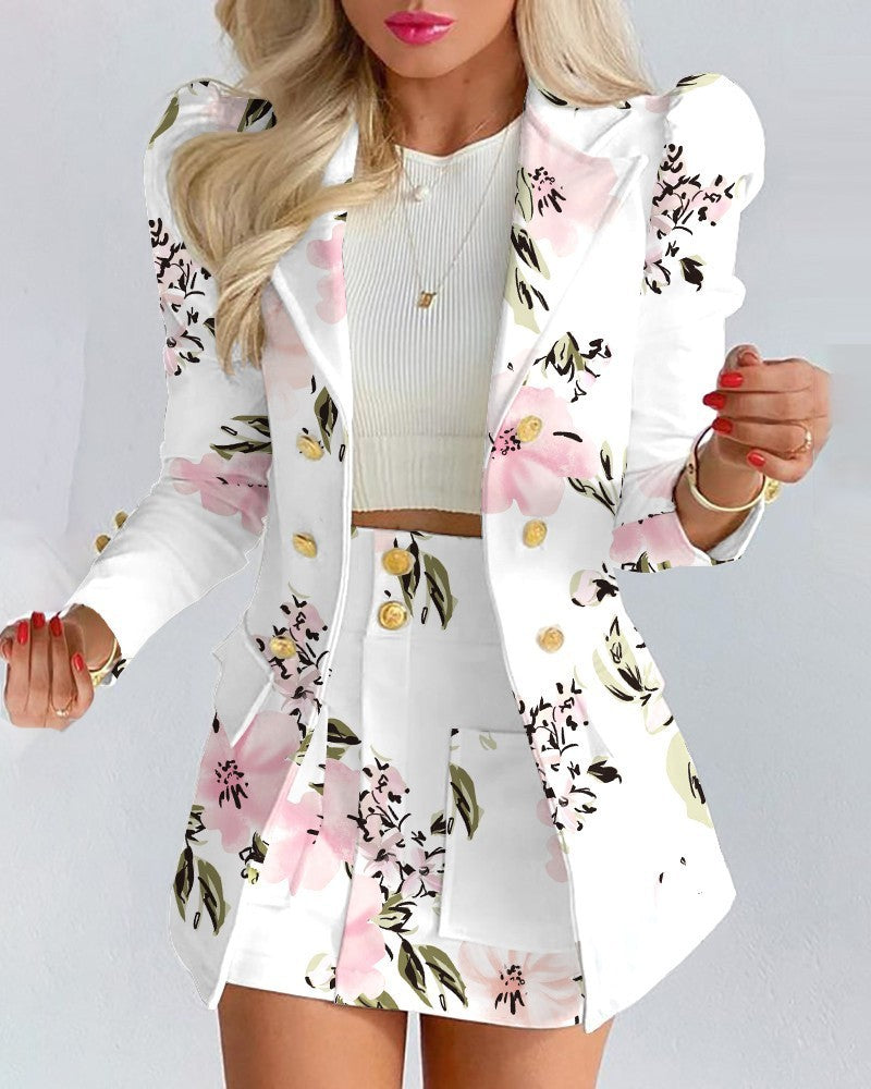 Stylish Solid Color Casual Suits for Women