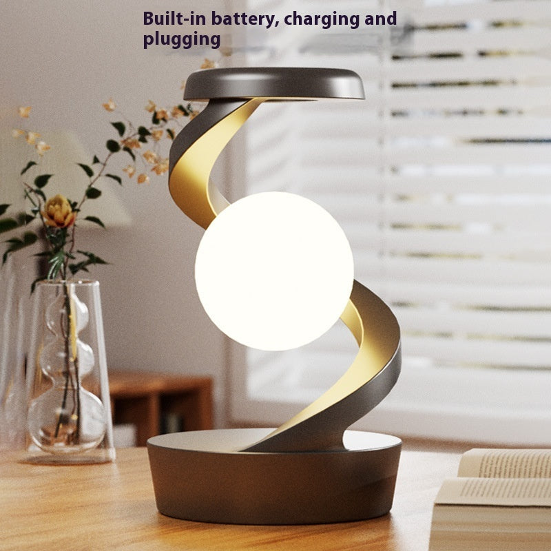Smart Moon Desk Lamp | Wireless Charger & Gesture Control