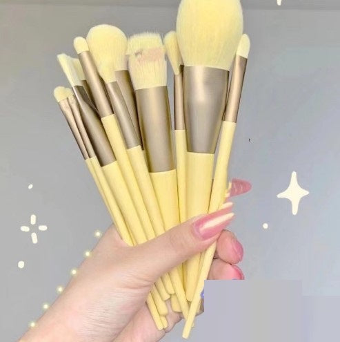 Professional 13-Piece Makeup Brush Set - Complete Beauty Kit with Storage Options