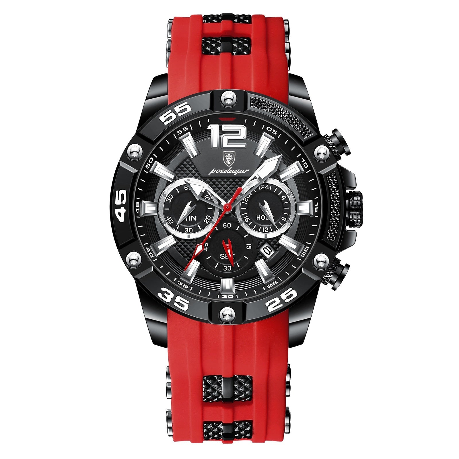 Silicone Strap Watches |  Men's Quartz Watch | iukstore