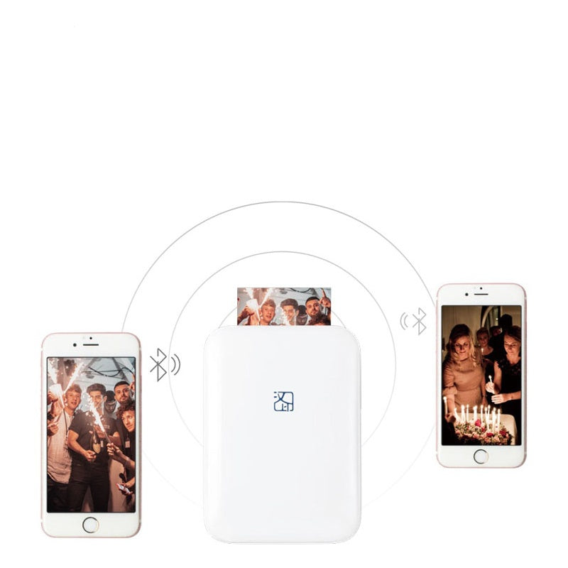 Portable Color Photo Printer - Wireless Bluetooth USB Thermal Sublimation Printer