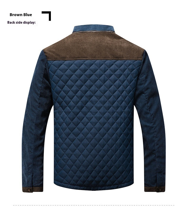 Casual Men's Cotton Jacket - Breathable & Stylish Outerwear