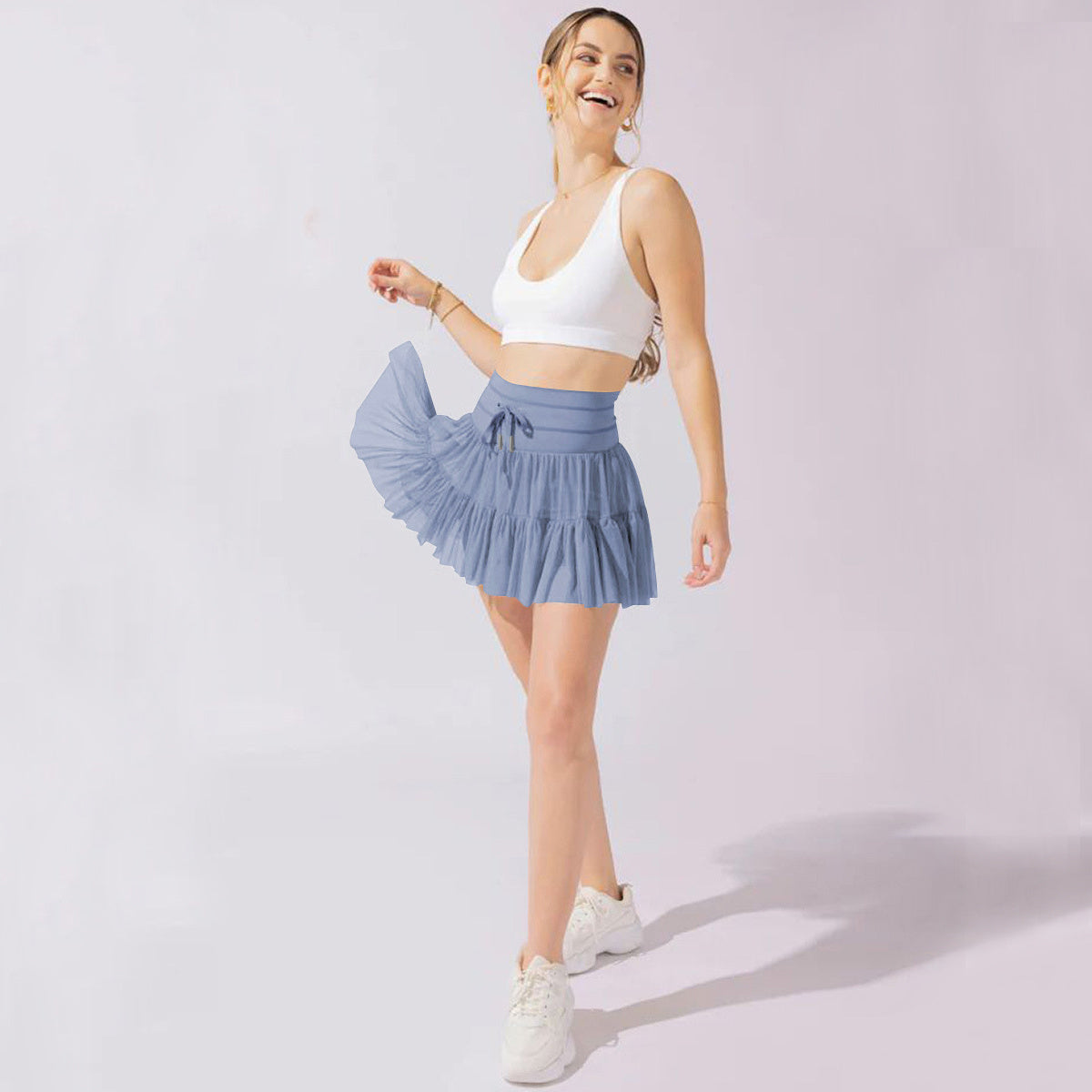 High Waist Sports Skirt - Summer Fashion Pleated Skirt for Women