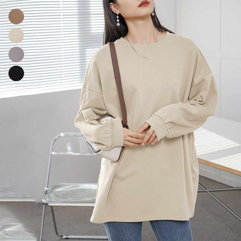Women's Mid-length Sweater - Perfect for Layering