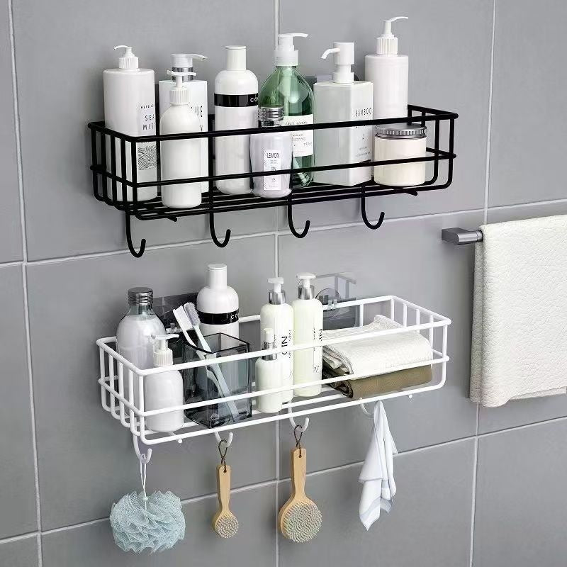 Wall-Mounted Storage Rack - Kitchen & Bathroom - iukstore