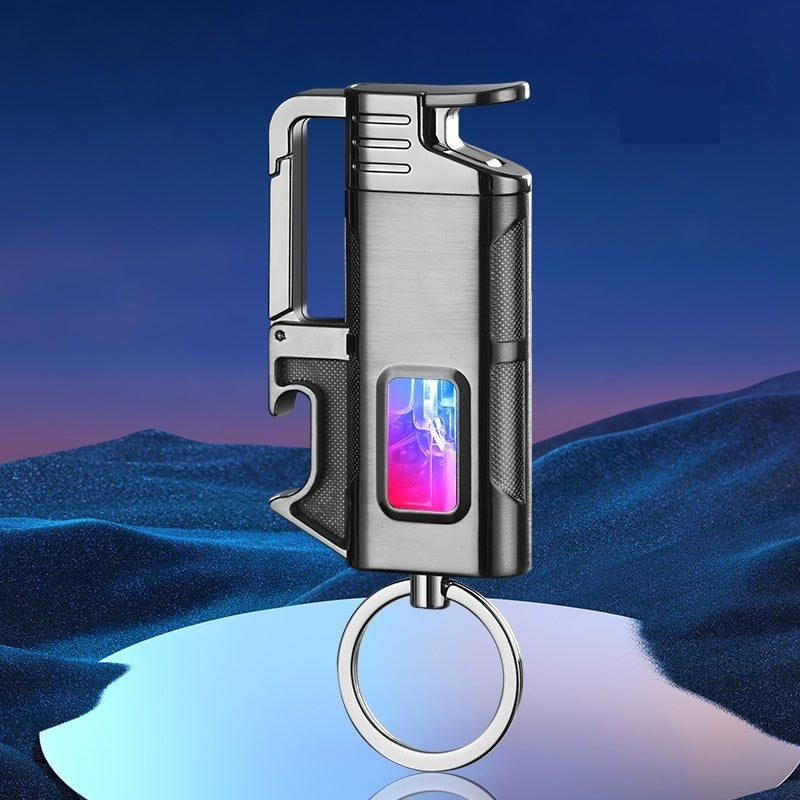 Multifunctional Keychain With Beer Opener, Torch, and Inflatable - The Ultimate Accessory