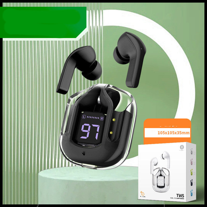 True Wireless Bluetooth Headset Digital Display ENC Noise Reduction - TechSavvy