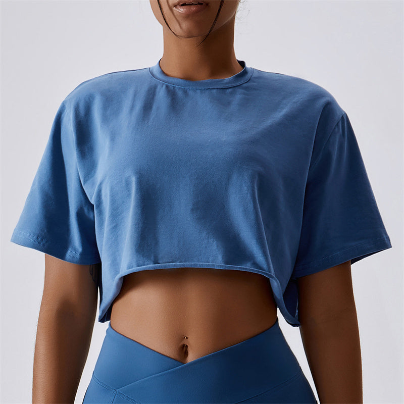 Yoga & Fitness Short Sleeve T-shirt for Women