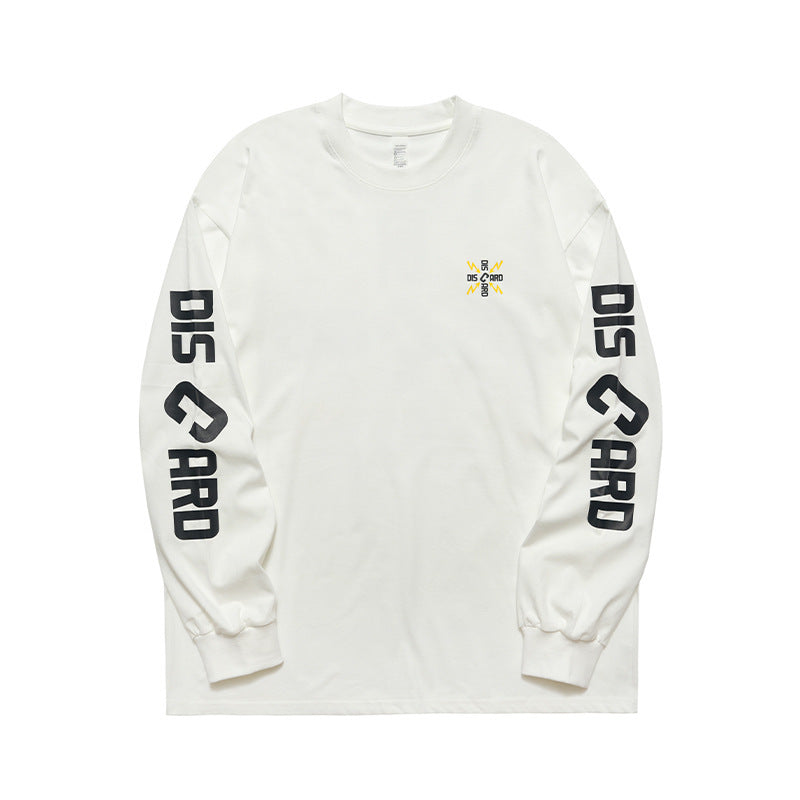 Letter Printed Long-sleeved T-shirt - Same Niche Design Top