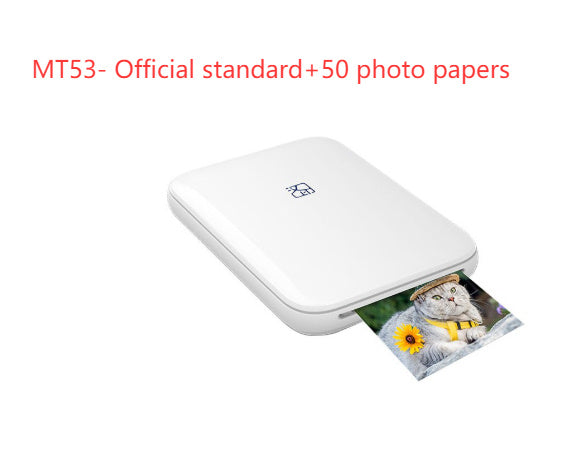 Portable Color Photo Printer - Wireless Bluetooth USB Thermal Sublimation Printer