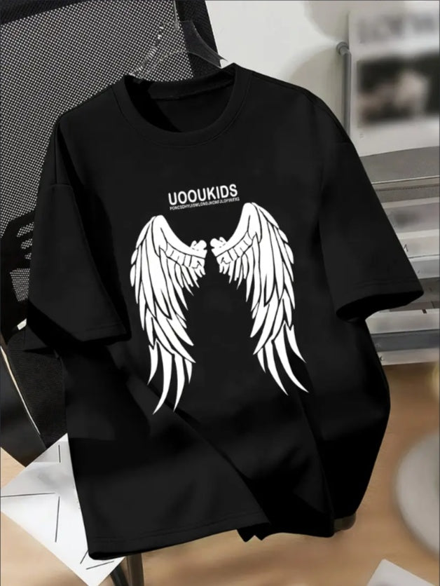 Creative Wings Graphic T-Shirt for Teen Boys - Lightweight & Comfortable