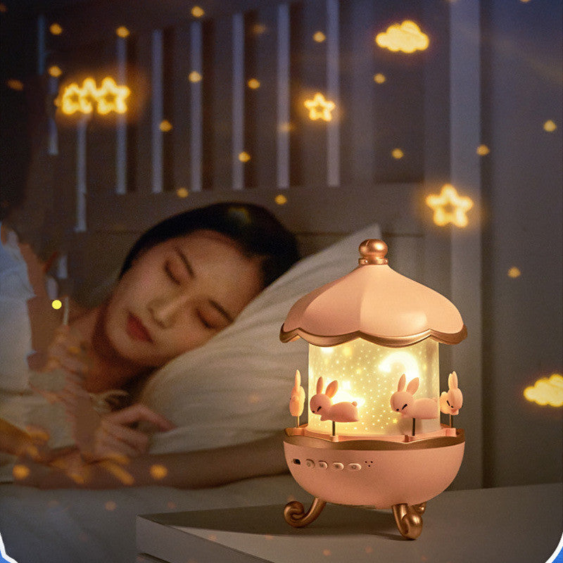 Night Light Projector Kids Nursery Children Room Space Rotation Rechargeable Led Night Lamp Birthday Christmas Gift