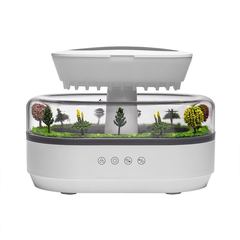 Mini Aroma Diffuser & Humidifier - Portable Raindrop Design