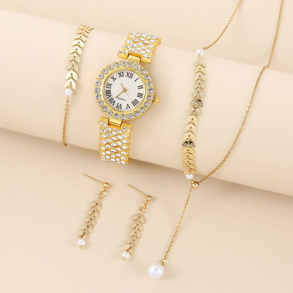 Women's Wrist Watch | Rhinestone Quartz Bracelet | iukstore