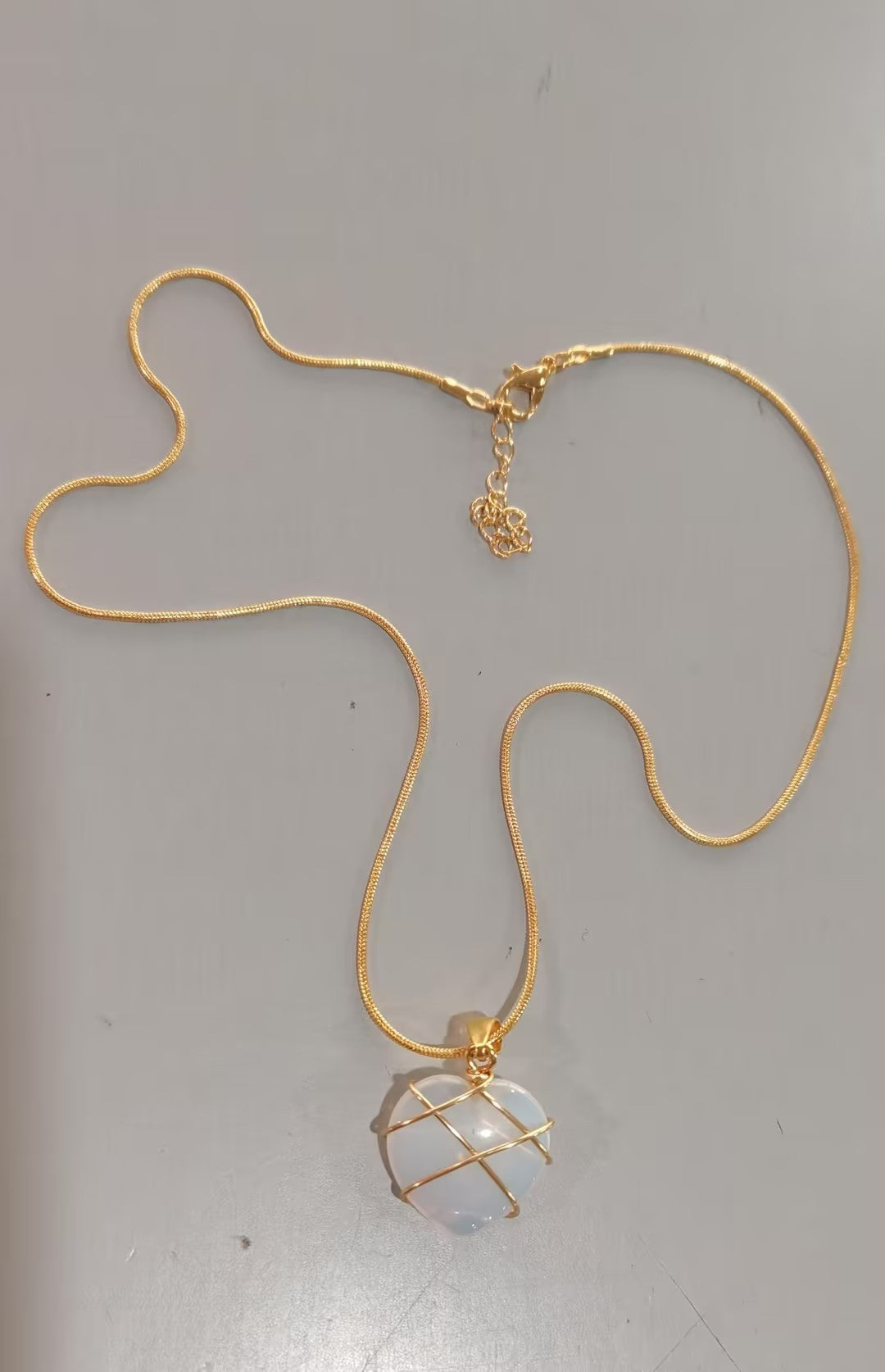 Fashion Moonstone Necklace - A Perfect Accessory for Your Cartoon Princess Love Girl