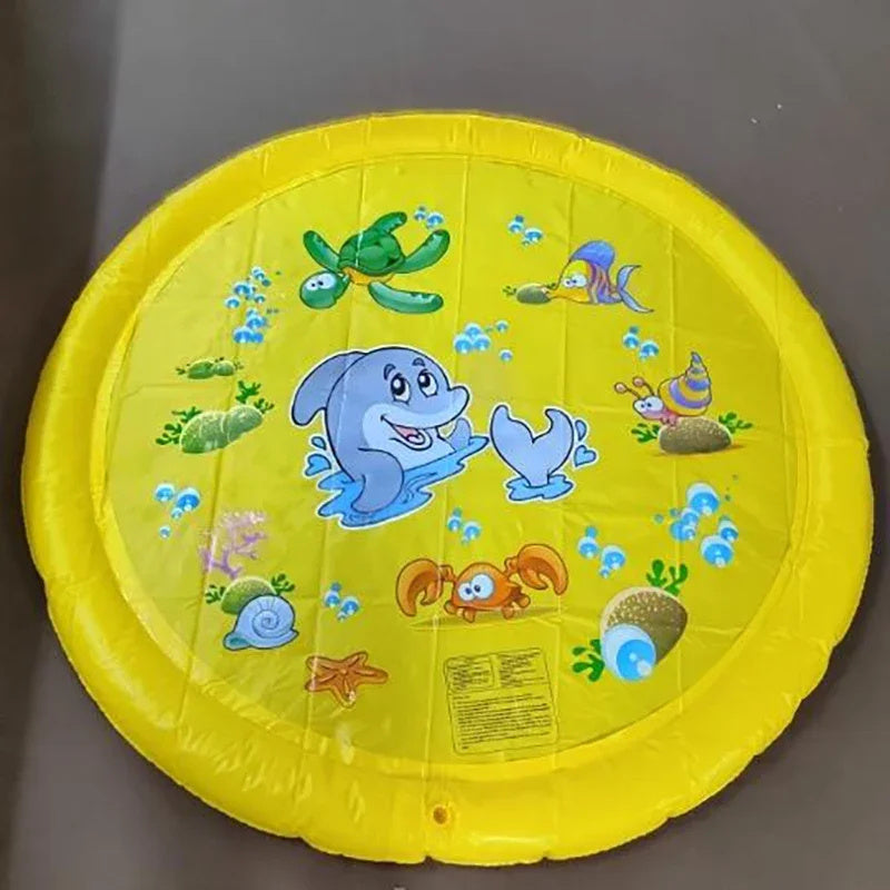 Non-Slip Splash Pad for Kids & Pets - Summer Fun in Your Backyard!