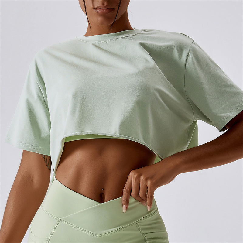 Yoga & Fitness Short Sleeve T-shirt for Women