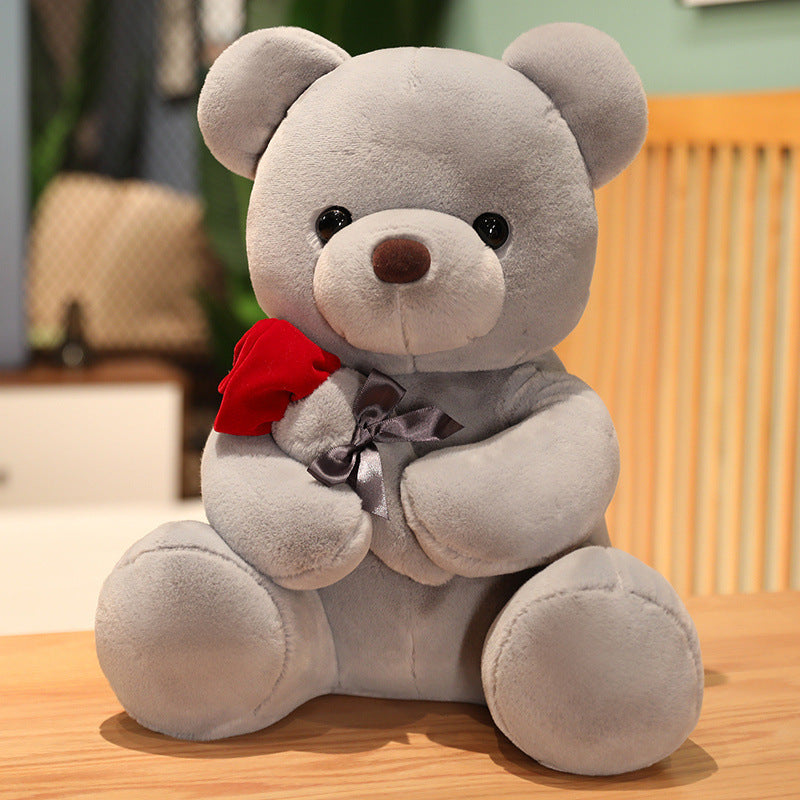 Teddy Bear Plush Pillow - Soft, Cuddly, and Perfect for Hugs