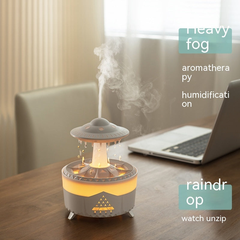 UFO Raindrop Humidifier, Aromatherapy Air Diffuser