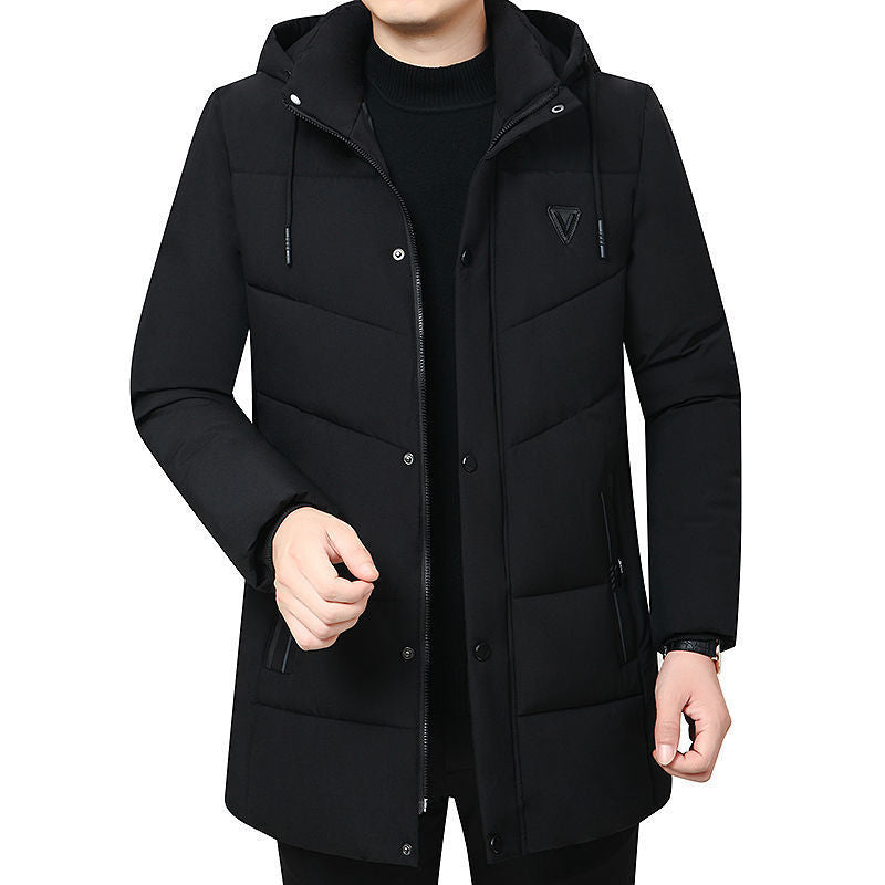 Winter Middle-aged And Elderly Men's Coat Thickened - Stay Warm in Style
