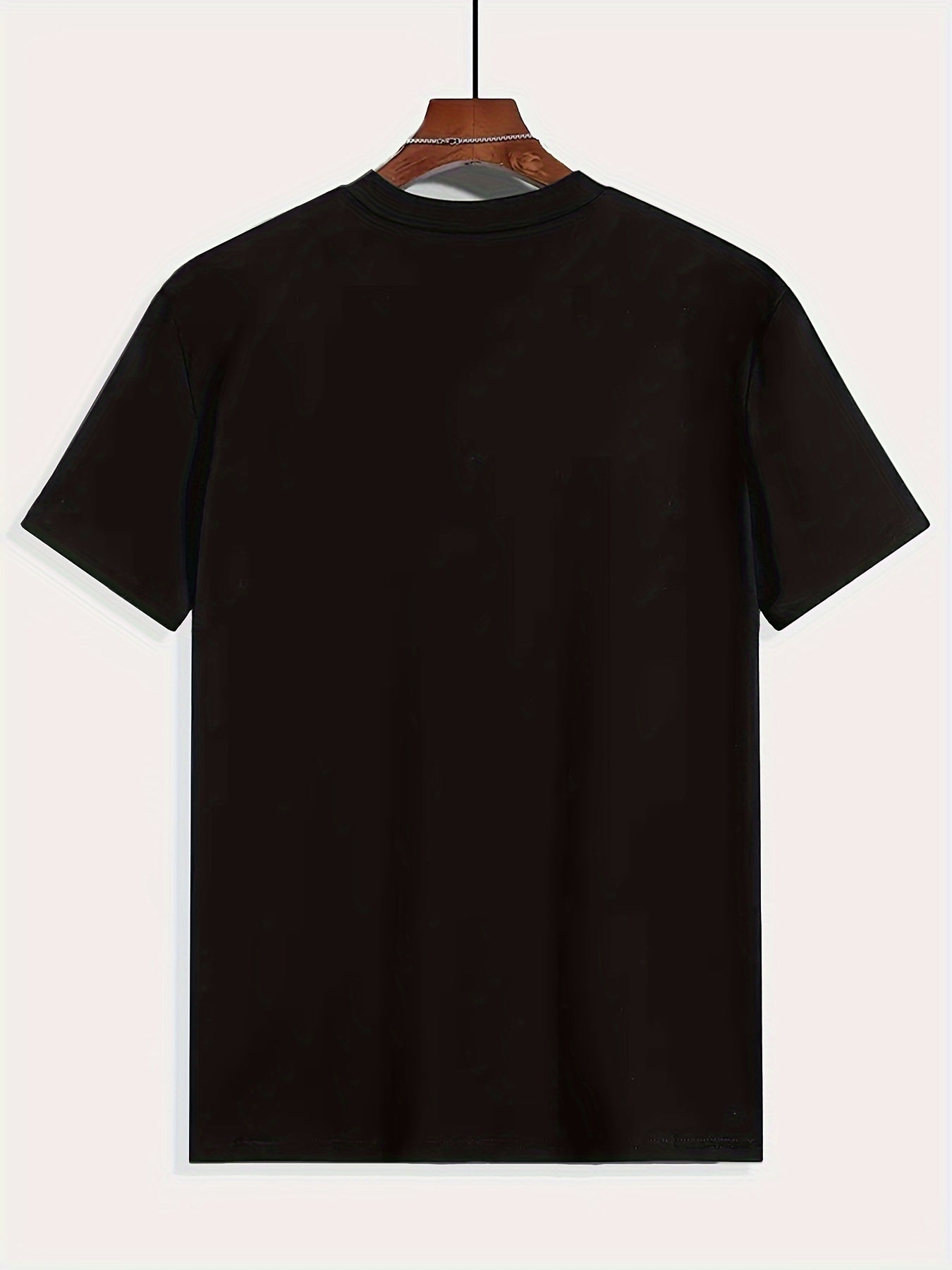 Men's Beer Patterned T-shirt - Short Sleeved Round Neck T-shirt for Summer
