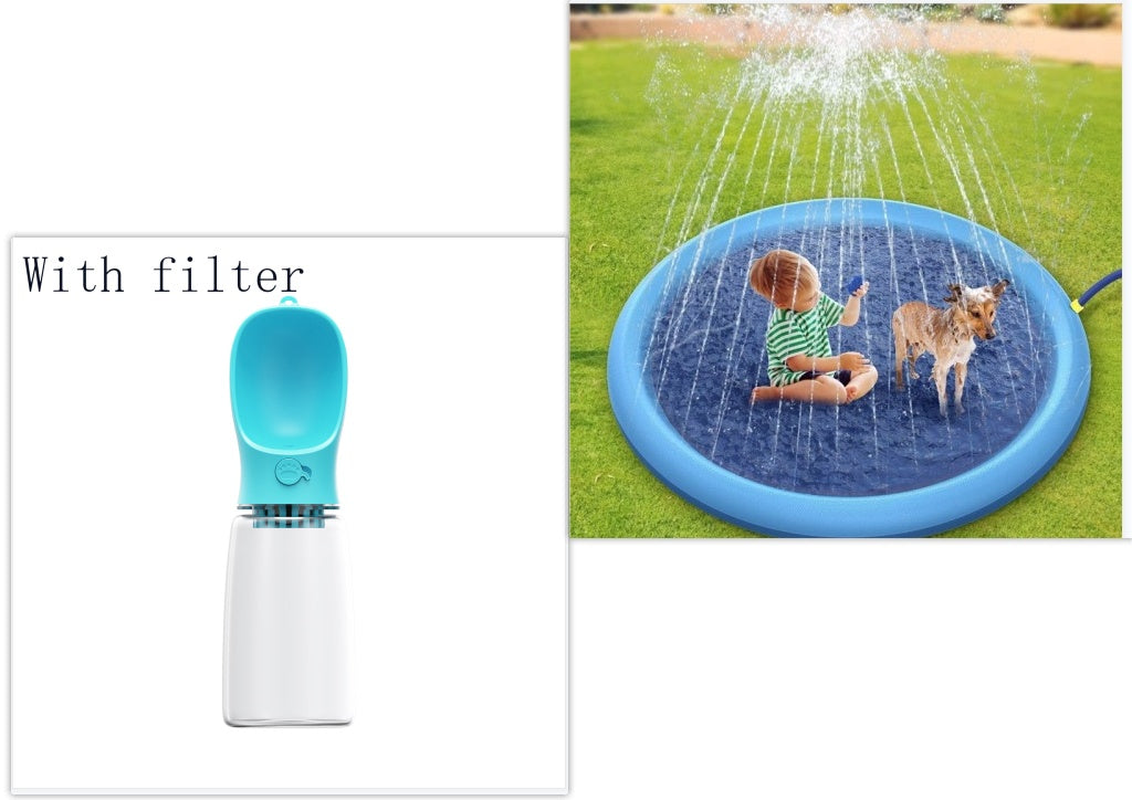 Non-Slip Splash Pad for Kids & Pets - Summer Fun in Your Backyard!