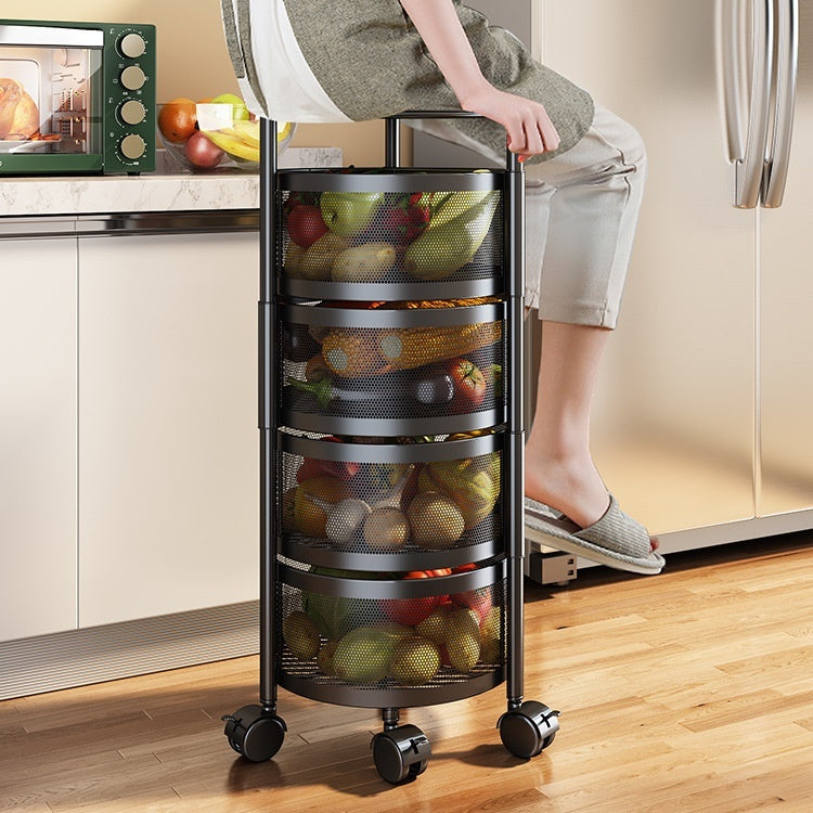 Kitchen Storage Rack - Multi-layer Rotatable Free Installation - Home&Garden