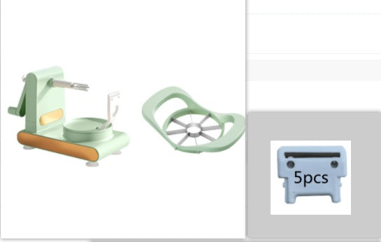 Hand-Cranked Multifunctional Peeler Machine - Kitchen Fruit & Vegetable Slicer Tool