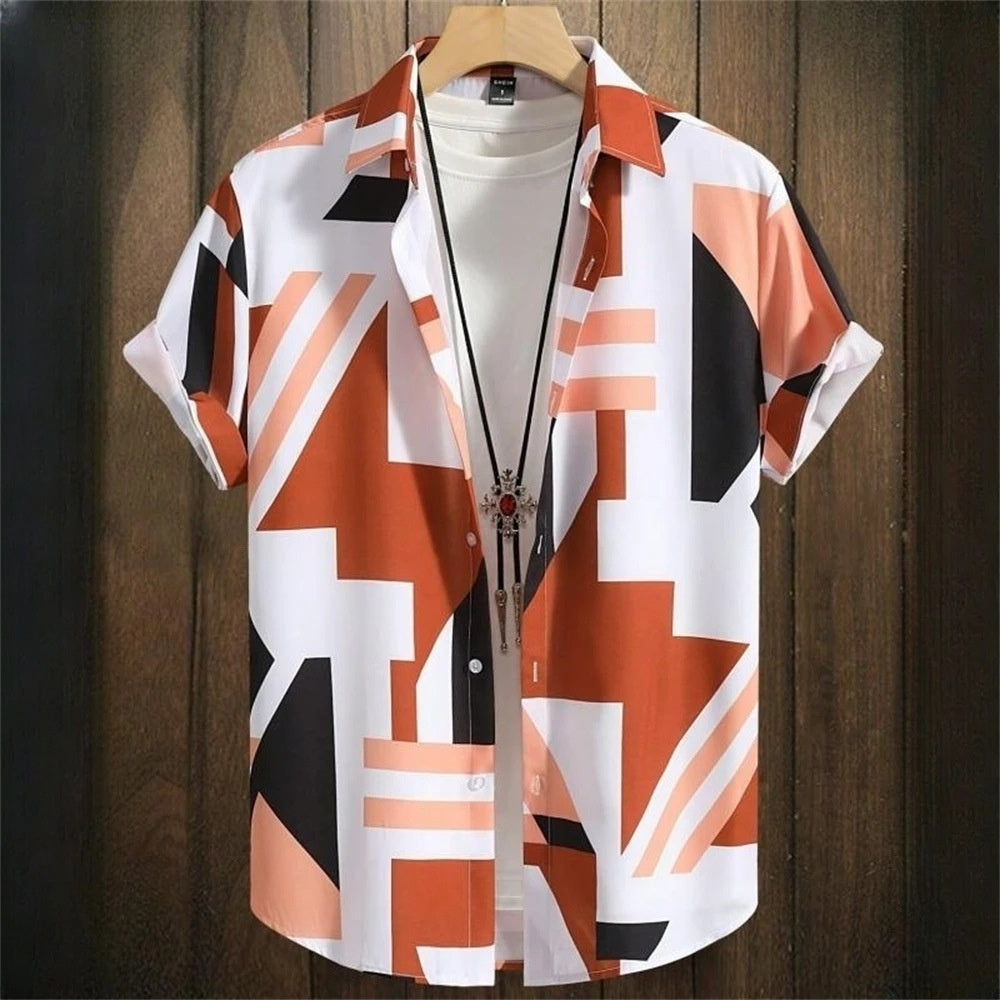 Men's 3D Digital Stitching Printing Shirt - Trendy & Stylish