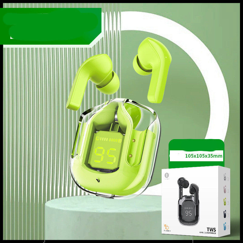 True Wireless Bluetooth Headset Digital Display ENC Noise Reduction - TechSavvy