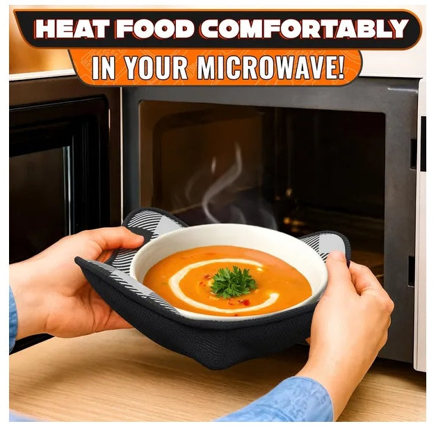 Microwave Bowl Holder Set - Kitchen Essentials for Home Cooking